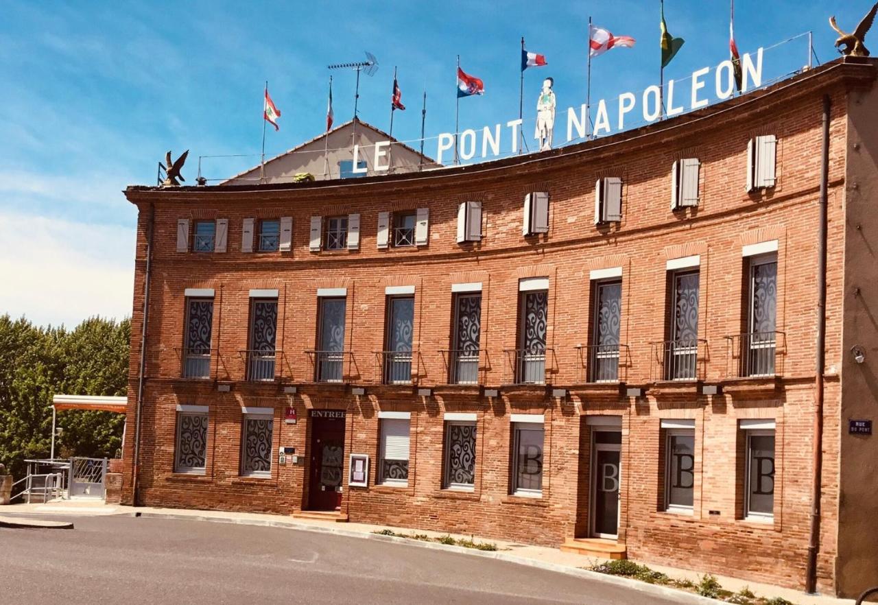 Hotel Le Pont Napoleon Moissac Exterior foto